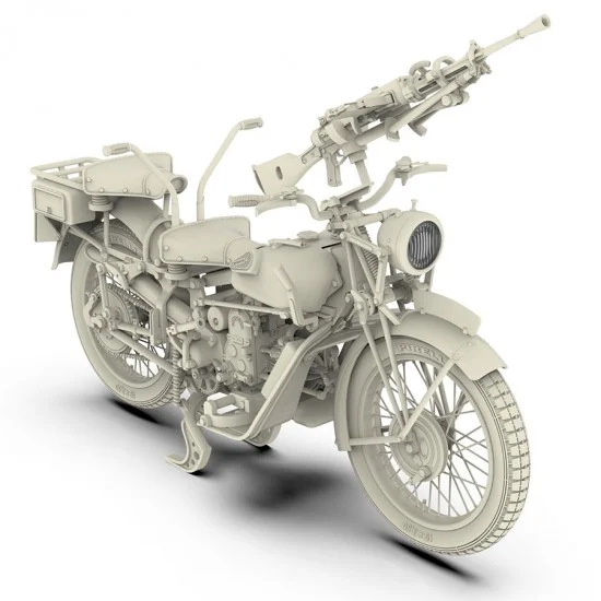 HD Models 35122 1/35 R.E. Motoguzzi Alce 500 Motorcycle - Model Motorcycles