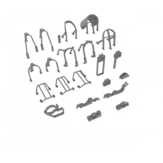 HD Models 35184 1/35 M4 Sherman Cast Hull Brushguards and Details - Military Vehicles & Tanks