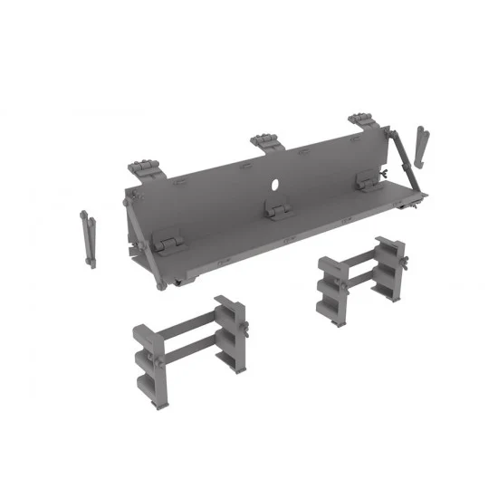 HD Models 35188 1/35 M4 Welded Hull Rear Spare Tracks Holders and Storage Shelf - Military Vehicles & Tanks