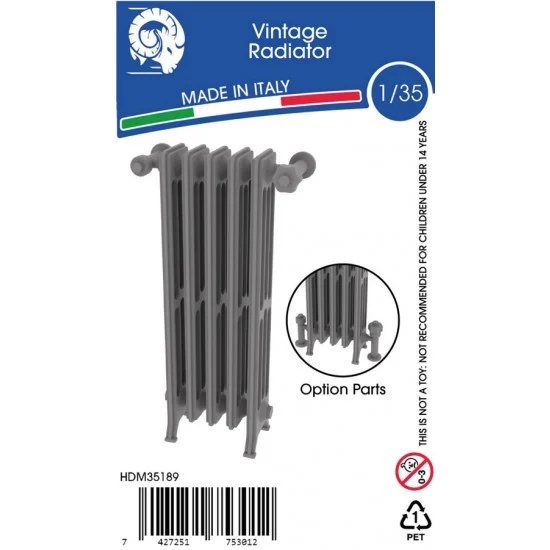 HD Models 35189 1/35 Vintage Radiator - Scenics & Diorama