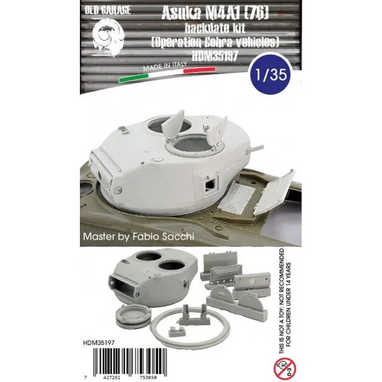HD Models 35197 1/35 T23 Union Steel Ventless Turret Set for Italeri/Dragon/Asuka M4A1 kits - Military Vehicles & Tanks