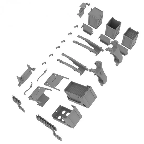 HD Models 35215 1/35 Gooseneck' Pintle Assembly (early/late) - Military Vehicles & Tanks