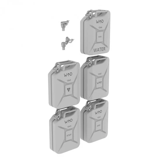 HD Models 35221 1/35 British Metal Fuel and Water Cans - Scenics & Diorama