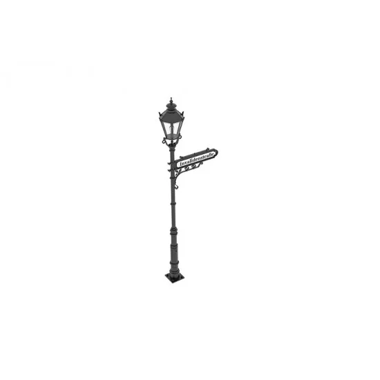 HD Models 35243 1/35 German Street Pole (One Light, One Sign) - Scenics & Diorama