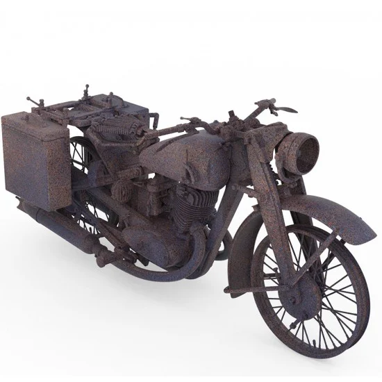 HD Models 35280 1/35 Burned DKW NZ350-1