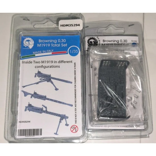 HD Models 35294 1/35 Browing 0.30 M1919 Total Set - Military Vehicles & Tanks
