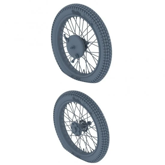 HD Models 35296 1/35 DKW NZ350 Flat Tyres - Military Vehicles & Tanks