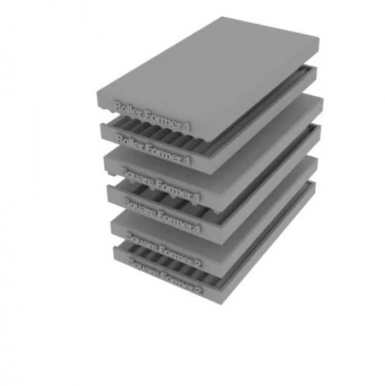 HD Models T005 Template Corrugated Panels Combo Pack - Hobby Tools & Supplies