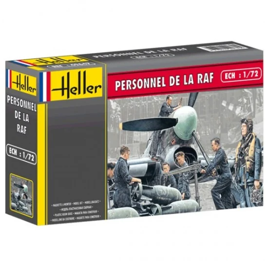 Heller 49647 1/72 RAF Personal (47 figures, each height: 25mm) - Model Figures