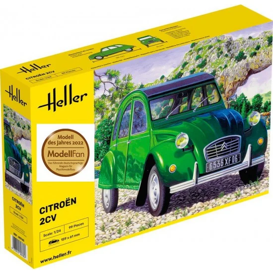 Heller 80765 1/24 Citroen 2 CV - Model Cars