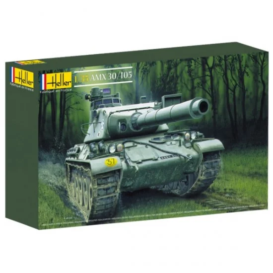 Heller 81137 1/35 AMX 30/105 Main Battle Tank (photocecoupe inclus) - Military Vehicles & Tanks