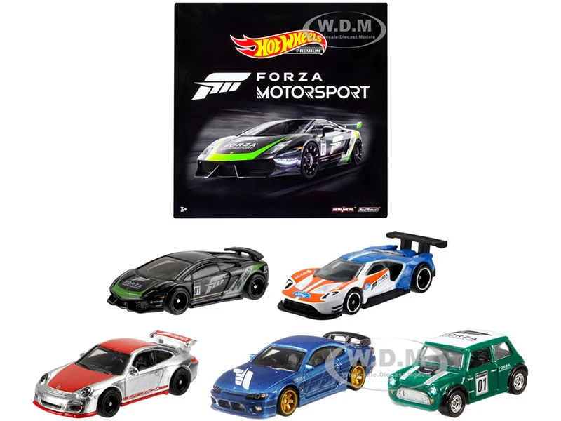"Forza Motorsport" 5 piece Set Diecast Model Cars by Hot Wheels - Other