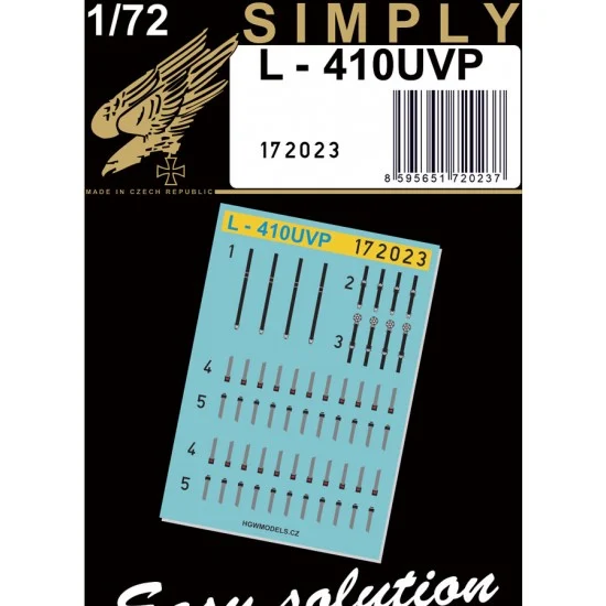 HGW 172023 1/72 L-410UVP Turbolet Seatbelts [Simply Edition]