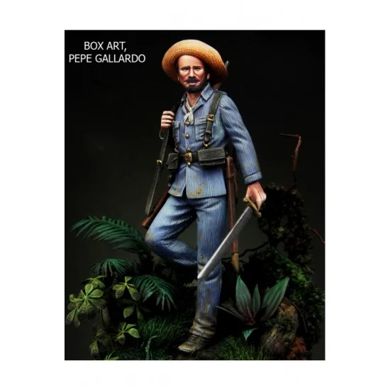 Hidalgo-Beneito MV134 54mm Scale Spanish Soldier, Cuba 1898 (metal figure)