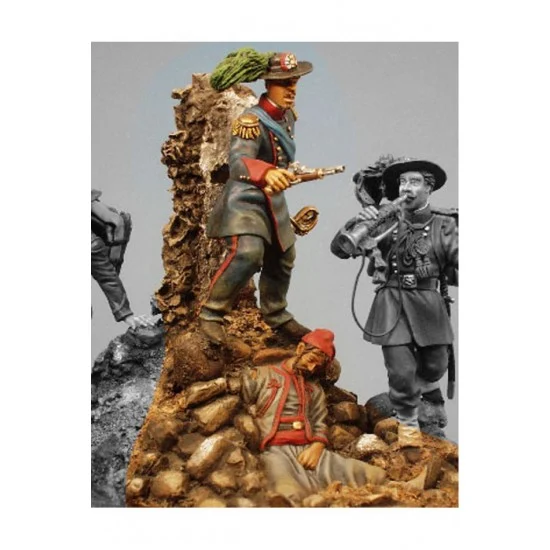 Hidalgo-Beneito MV23 54mm Scale Bersaglieri Officer, Porta Pia 1870