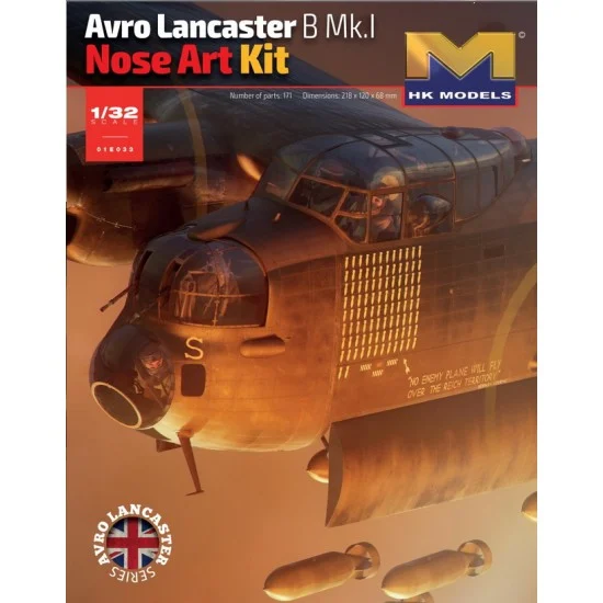 HK Models 01E033 1/32 Avro Lancaster B Mk.I Nose Art Kit - Model Planes