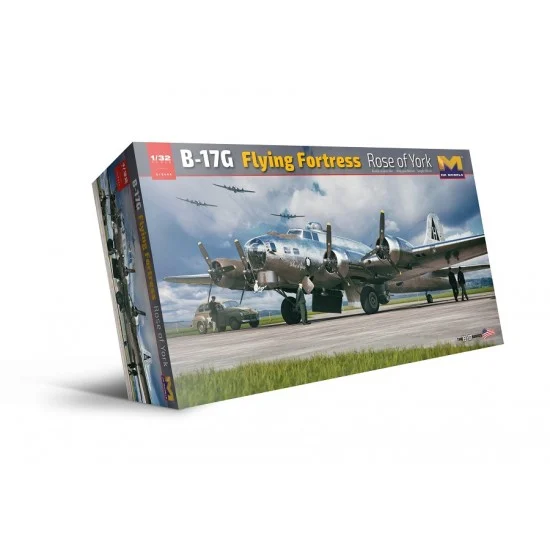 HK Models 01E044 1/32 Boeing B-17G Flying Fortress Rose of York w/Elizabeth Resin Figure [Limited Edition]