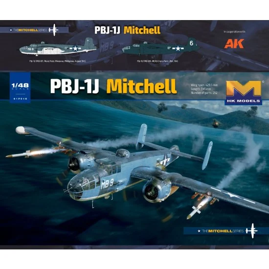 HK Models 01F016 1/48 B-25 PBJ-1J Mitchell Medium Bomber