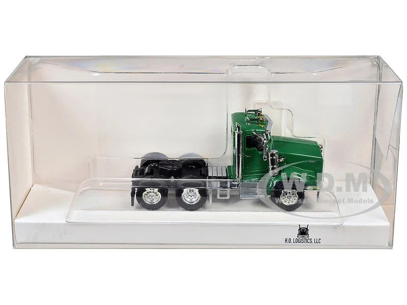 Kenworth T800 Day Cab Green 1/87 (HO) Plastic Model Car by HO Logistics - Kenworth Models