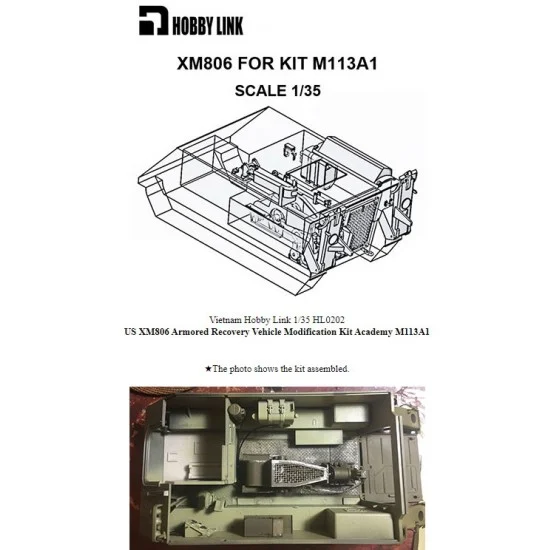 Hobby Link HL0202 1/35 XM806 Recovery Conversion Set for M113A1 kits - Military Vehicles & Tanks