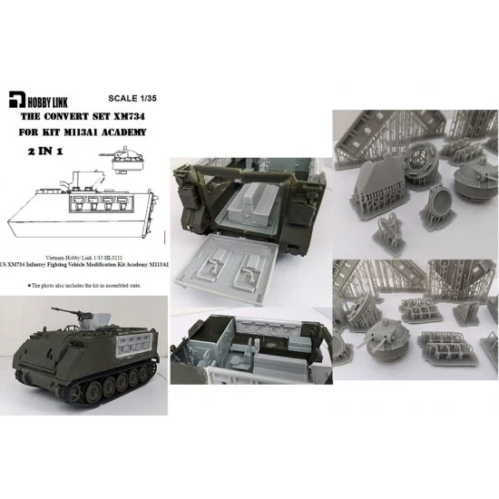 Hobby Link HL0211 1/35 XM734 Conversion Set for Academy M113A1 kit - Military Vehicles & Tanks