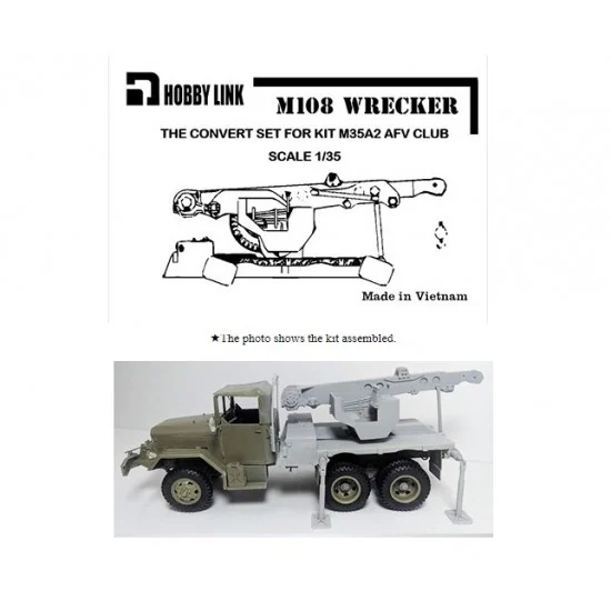Hobby Link HL0302 1/35 M108 Wrecker Conversion Set for AFV Club M35A2 kit - Military Vehicles & Tanks