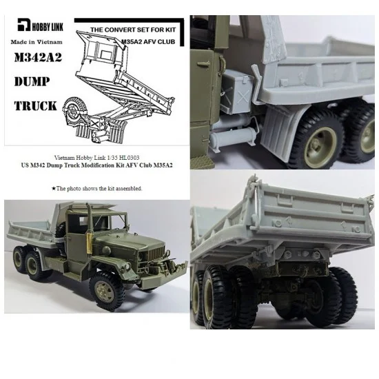 Hobby Link HL0303 1/35 M342 Conversion Set for AFV Club M35A2 kit - Military Vehicles & Tanks