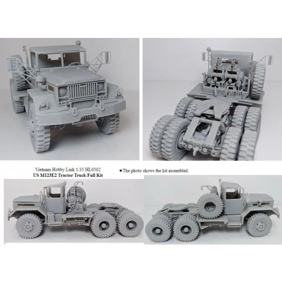 Hobby Link HL0502 1/35 US Mack M123E2 Tractor Truck Full Resin kit - Military Vehicles & Tanks