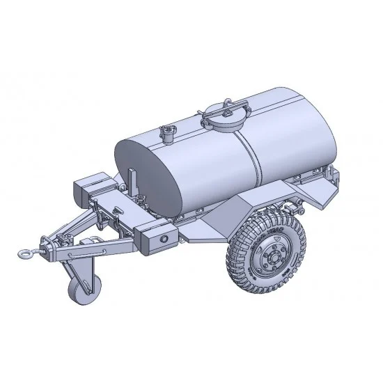 Hobby Link HL1012 1/35 Vietnam War M107A1 400 gallon Water Trailer - Military Vehicles & Tanks