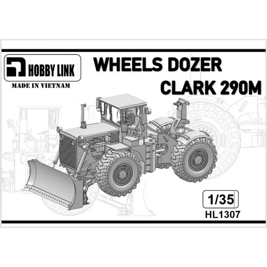 Hobby Link HL1307 1/35 Clark 290M Wheels Dozer - Military Vehicles & Tanks