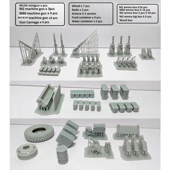 Hobby Link HL1603 1/35 Vietnam War US Gun Truck Accessory - Military Vehicles & Tanks