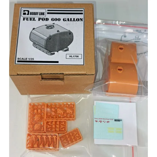 Hobby Link HL1706 1/35 Tank pod 600 Gallon - Military Vehicles & Tanks