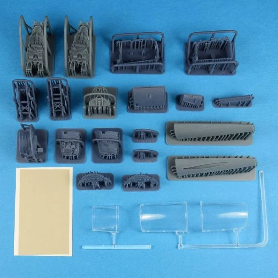 Hypersonic Models HMR 48062 1/48 Lockheed F-104B/D Starfighter Early Conversion Set for Kinetic F-104D/TF-104G