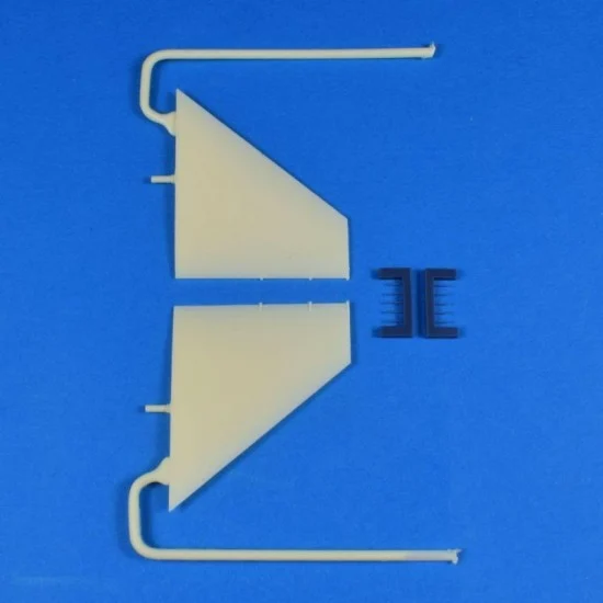Hypersonic Models HMR 48067 1/48 F-16A/B Small Stabilators for Kinetic kits