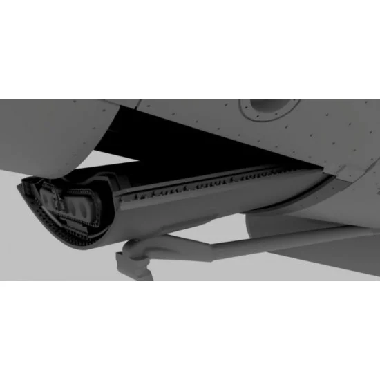 Hypersonic Models HMR 48068 1/48 F-104 Drag Chute Bay and Canister for Kinetic kits