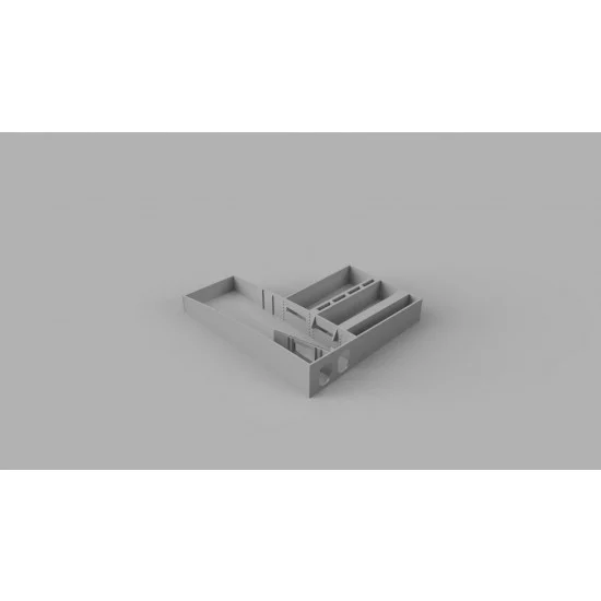 Hobartville Hobbies HHS-24007P 1/24 Spitfire Hispano Cannon Bays for Airfix Kits (Port Wing)