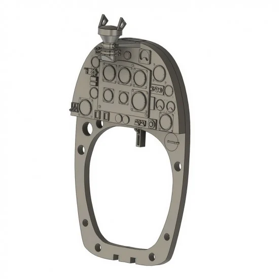 Hobartville Hobbies HHS-24012 1/24 Spitfire Mk.VIII Instrument Panel for Airfix Mk.IXc Kit #17001