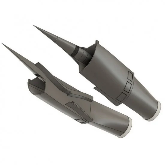 Hobartville Hobbies HHS-48002A 1/48 F-111A/C, EF-111A Seamless Triple Plow-I Intakes for Academy Kits