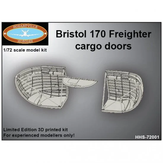 Hobartville Hobbies HHS-72001 1/72 Bristol 170 Freighter Mk.21 Cargo Doors for Fly Models