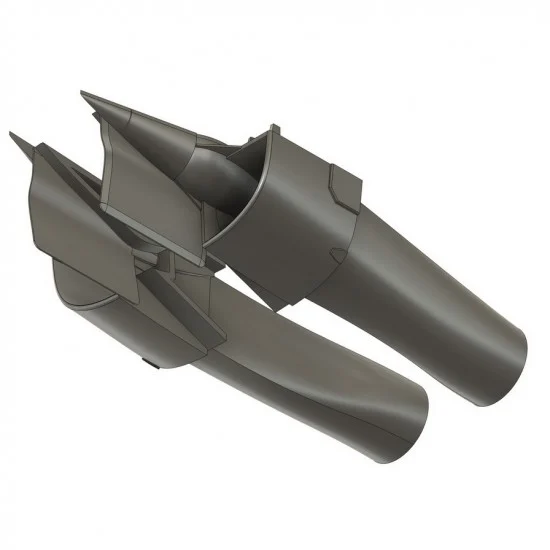 Hobartville Hobbies HHS-72004B 1/72 FB-111A Late, F-111D/E/F/G Seamless Triple Plow-II Intakes for Hasegawa Kits