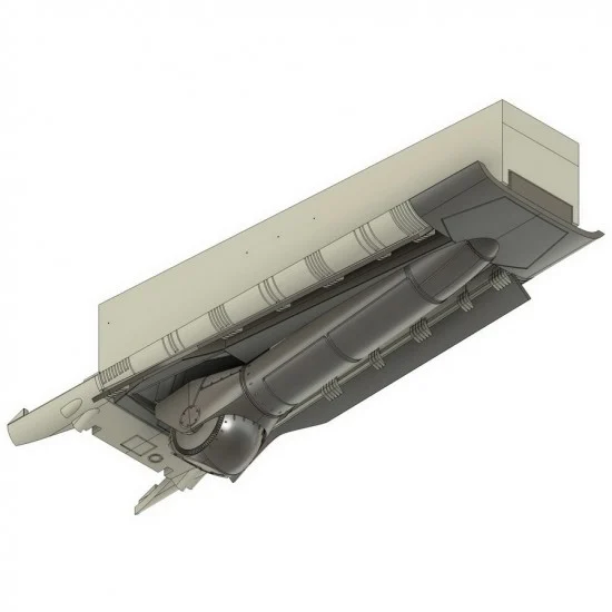 Hobartville Hobbies HHS-72012A 1/72 AN/AVQ-26 Pave Tack Pod (parked) for Hasegawa kit