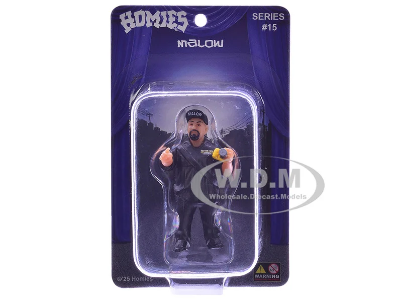 Malow 1.75" Figure "Special Release" #4 Series 15 Model by Homies - Figures
