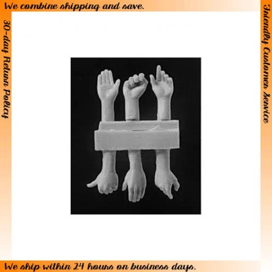 Hornet HANDS03 1/35 3x Right and 3x Left Hands (Style 3) - Model Figures
