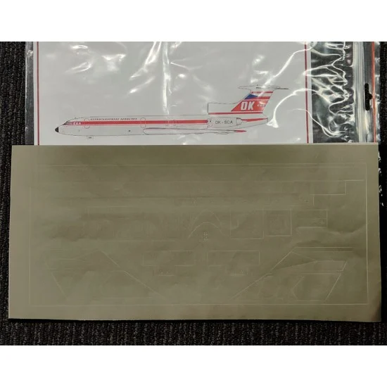 HPH Models D1 1/72 Masks for Tu-154 Czechoslovak Airlines (old CSA)