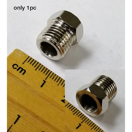 HSeng A5 1/8'' BSP Female to 1/4'' BSP Male Air Compressor Adaptor - Hobby & Model Paints