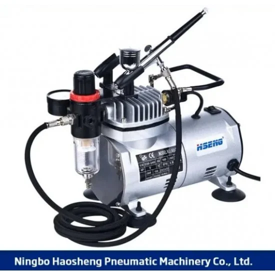 HSeng AS18K-2 Dual Action Airbrush & Compressor with Hose