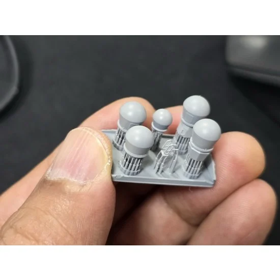 HS Models U350089S 1/350 US Navy AN/WSC-6, ANWSC-6 SHF (AS-4431), USC-38 (AS-4294) 5pcs