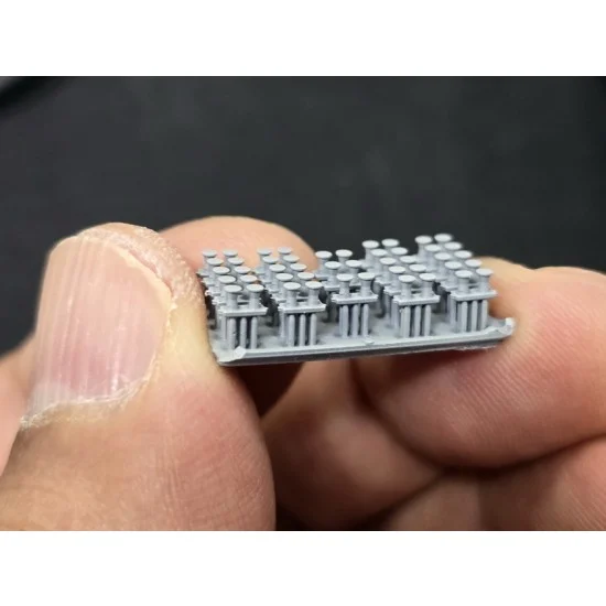 HS Models U350094S 1/350 USN Arleigh Burke Class Destroyer Bitt Type B (23pcs) - Model Ships & Boats