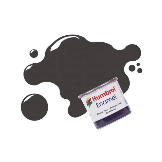 Humbrol 010E Enamel Paint - Service Brown Gloss (14ml)