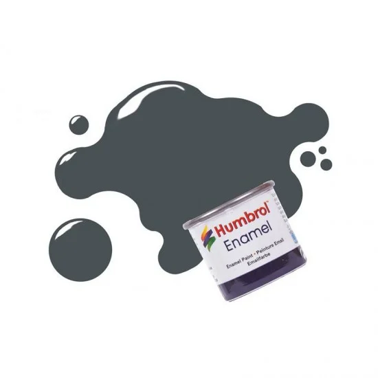 Humbrol 032E Enamel Paint - Dark Grey Matte (14ml)